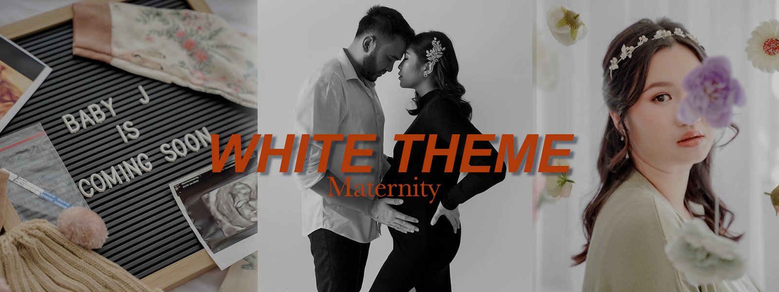 Banner maternity white